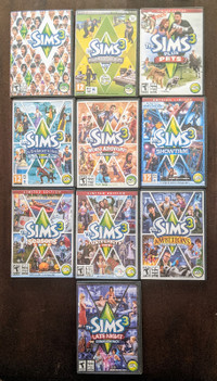 The Sims 3 et expansions