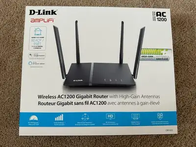 High gain, extended coverage Dlink AC1200, View more