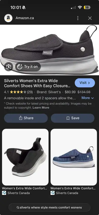 Silvert's Women's Shoes $25.    Size 9 located west end, View more