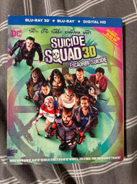 Suicide Squad (2016) Blu-Ray + Blu-ray 3D w/slipcover