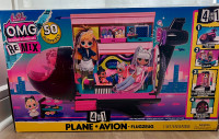 LOL Surprise OMG Plane 4 in 1 Playset