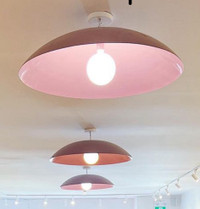 3 large hanging light fixtures (luminaire authentik dune 34)