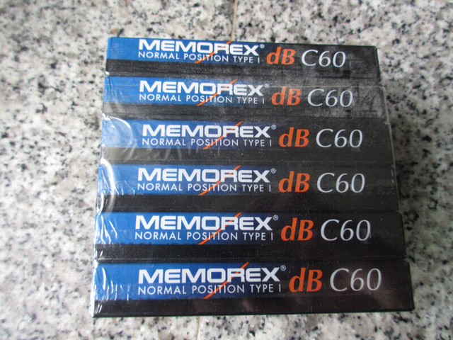 Lot:  6 pack Memorex dB C60 C 60 cassette tapes new in CDs, DVDs & Blu-ray in Timmins - Image 2