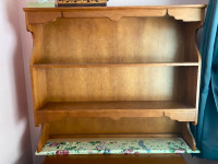 PENDING--Solid Maple Shermag bookcase hutch bookshelf