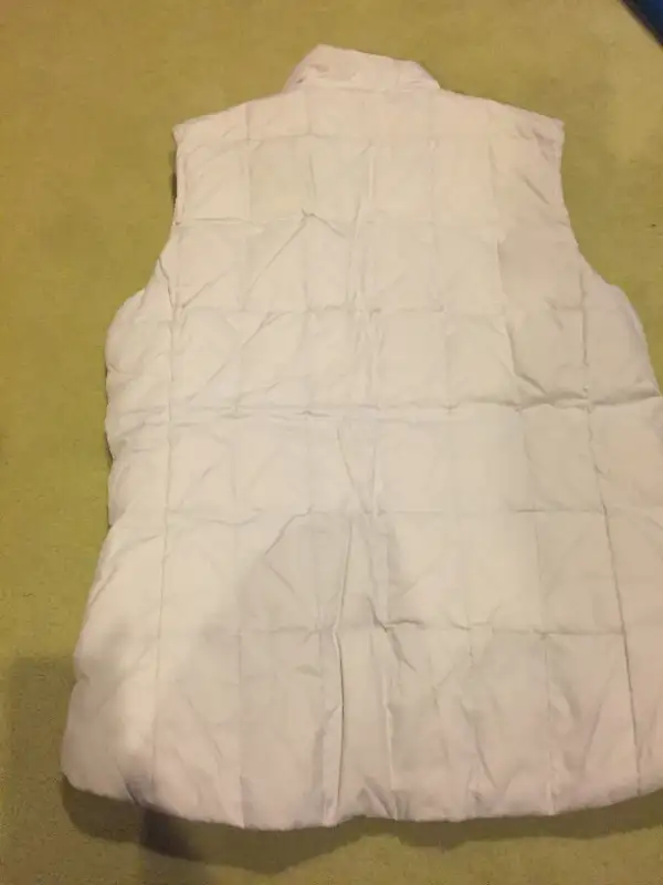 WOMEN'S WHITE MONDETTA SPORT DOWN VEST - MED62863271884034122