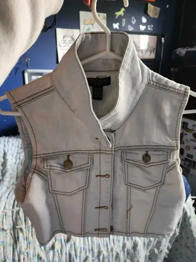 jean jacket/vest, View more