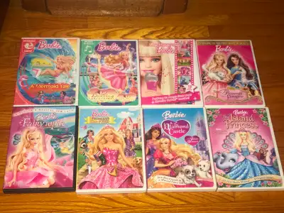 Barbie Doll 8 x DVD Lot Princess Pauper Diamond Castle++, View more