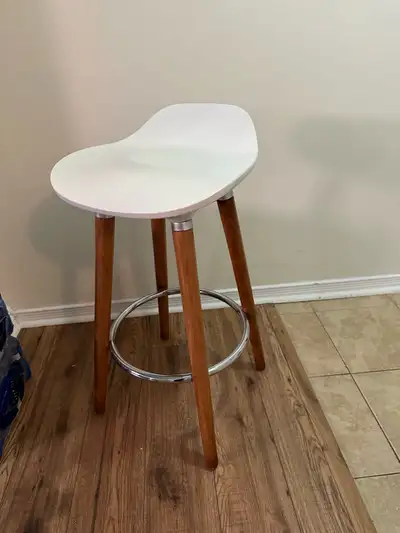 White Bar Stool set of 2, View more
