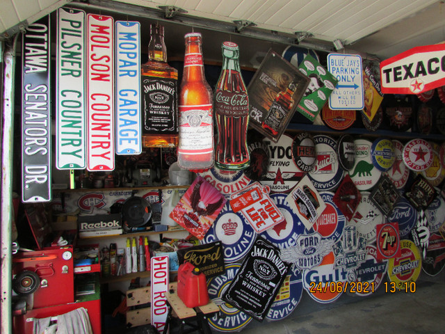 My personal glimpse of metal sign collection,  30 years plus in Home Décor & Accents in Strathcona County - Image 4