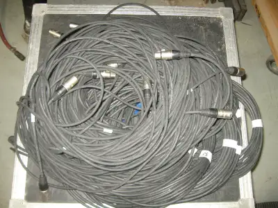used Rapco XLR microphone cables, sold by the foot, View more