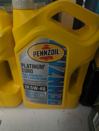 SEALED. Pennzoil 5W-40 Platinum Euro Synthetic Engine Oil- 5L