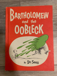 Dr. Seuss Bartholomew and the Oobleck - 1977 Book Club Edition