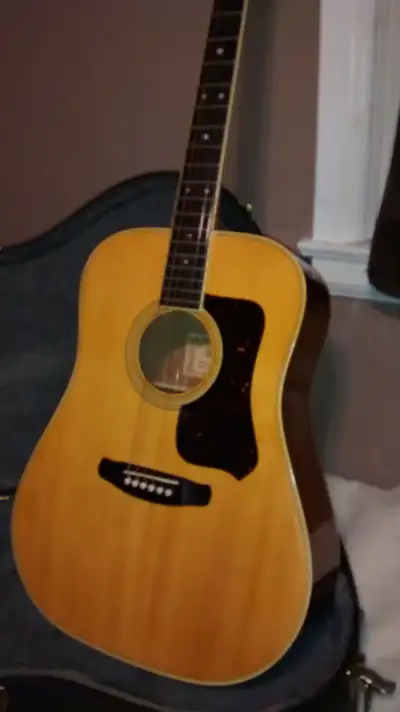 Vantage VW150 acoustic dreadnought guitar, View more