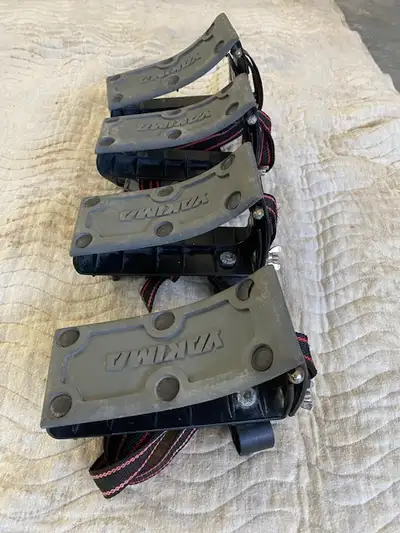 4 pairs of boat saddles for round bar roof rack. Gives best protection and security and makes it eas...