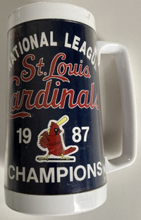 1987 St. Louis Cardinals Bud Light Beer Mug