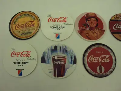 Series Two Cap/Pog's from Coca-Cola Set of Non-Sports Cards Collect A Cards Set from 1994 I have num...