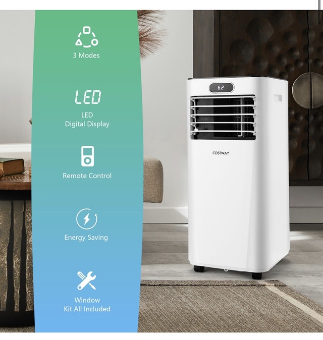 Costway 8000BTU portable air conditioner Heaters, Humidifiers