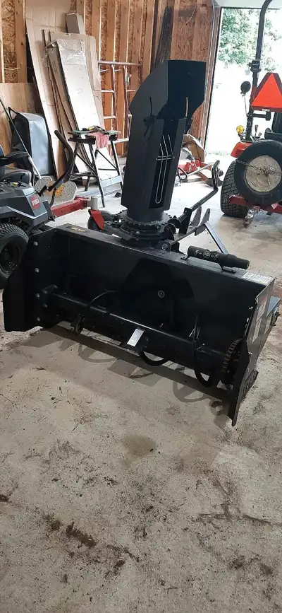 3 pt hitch snowblower for Class 1 tractor. Used one season to try it but too big for my property. $2...