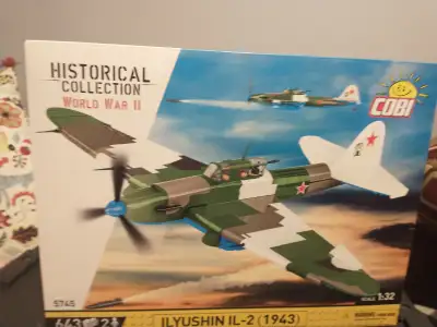 COBI WW2 aircraft model  IL-2, Sealed box., View more