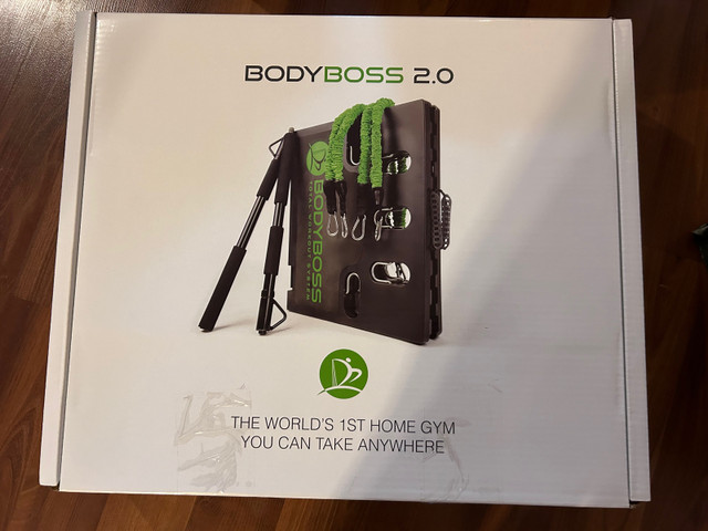 BodyBoss Home Gym 2.0 by 1loop - Full Portable Gym -BLUE in Exercise Equipment in Strathcona County