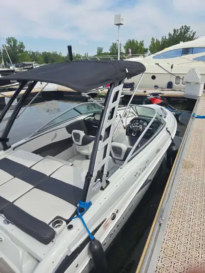 Selling a like new 2 month old beautiful Crownline boat, mint condition. Has a 250HP motor, waketowe...