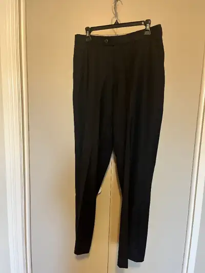 BOULEVARD CLUB Mens 32 Navy Blue Pure Fine Wool Dress PANTS, View more