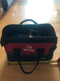 Husky tool bag + electric supply