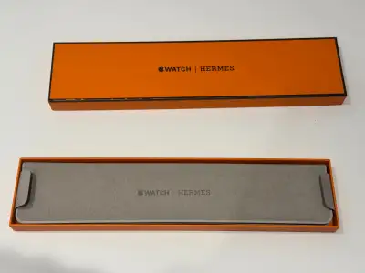 Hermes iWatch Strap Attelage Double Tour Noir 41mm New, View more