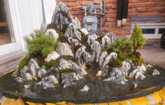 Mountainscape made from real rock collected under Fuji mountain  in Outdoor Décor in Mississauga / Peel Region