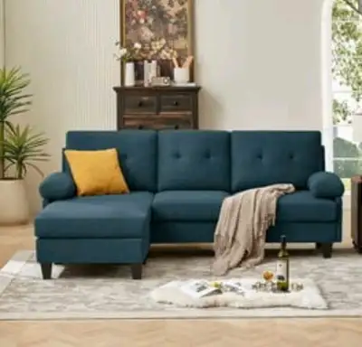 NEVER USED 3 SEATER SECTIONAL SOFA COD, View more