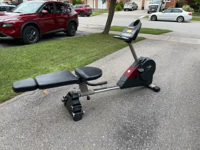 stationary bike / workout bench , View more