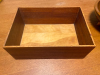 Solid wooden box
