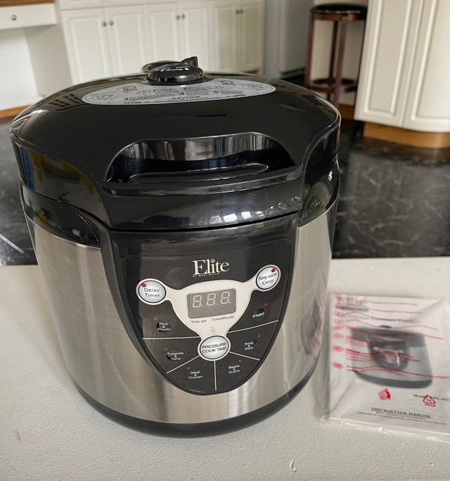 Elite Platinum EPC-608 Maxi-Matic 6 Quart Electric Pressure Cook in Microwaves & Cookers in Winnipeg