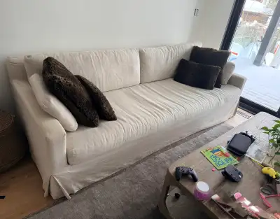 Restoration Hardware Couch - Belgian Track Arm, View more