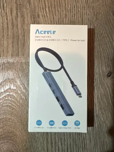Aceele USB C Hub - brand new, View more