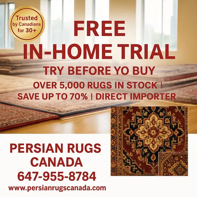 AREA RUGS TORONTO'S LARGEST PERSIAN RUGS SHOWROOM 5000 PCS in Rugs, Carpets & Runners in Markham / York Region - Image 3