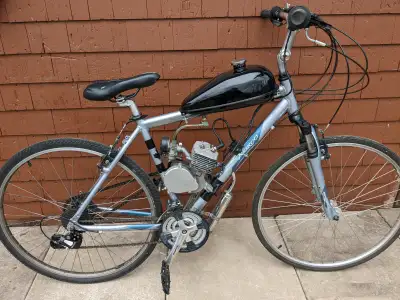 Norco Motor Bike in excellent condition. Canadian made engine from bicycle engine's.ca . The motor m...