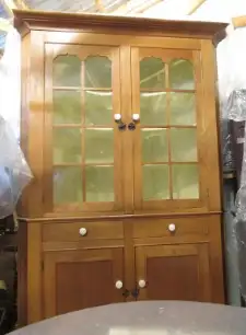 Antique : )  Large Corner Cabinet Cupboard in Hutches & Display Cabinets in Winnipeg - Image 4