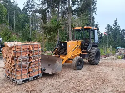 John deere 210c loader 2wd Diesel engine runs great insurable for roads 8ft bucket Clamp on pallet f...