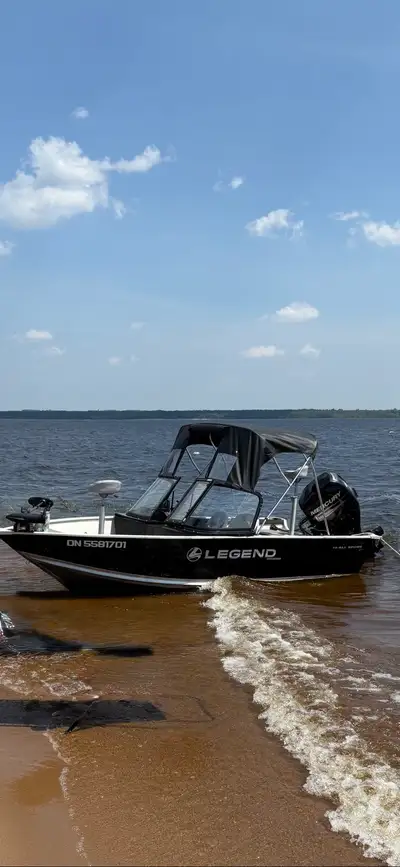 2017 Legend Allsport15,40hp ct 4 stroke,full enclosure,Lawrence fish finder,trolling motor,pedestal...