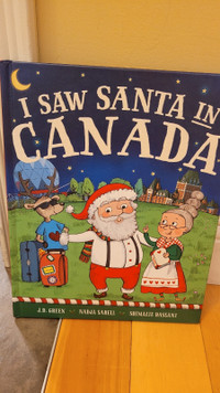 Hard cover Santa in Canada Book