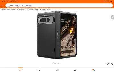 Spigen Slim Armor Pro for Google Pixel Fold Case - Black, View more