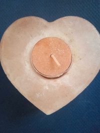Heart shaped Himalayan Salt 
