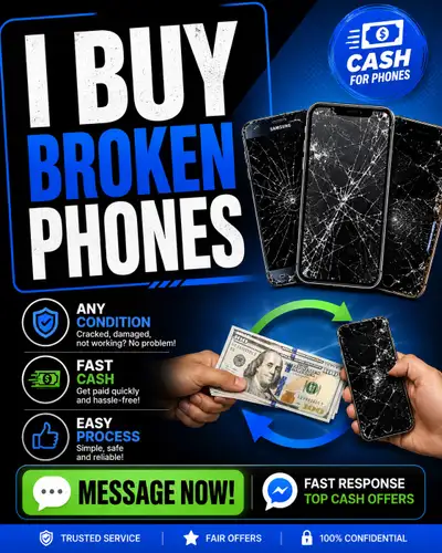 I Buy Broken Phones!, View more
