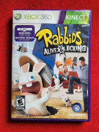 Kinect Xbox 360 "Rabbids Alive & Kicking" game disc