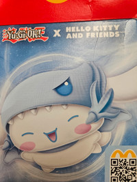 Looking Happy meal Yugioh x hello kitty promo toys