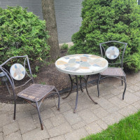Outdoor table and chairs. Vintage. Restoration project, DIY