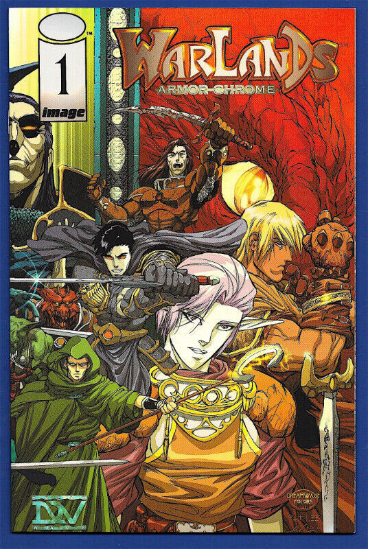 WARLANDS #1 (1999) Armour Chrome Variant Foil Cover MINT in Comics & Graphic Novels in Stratford