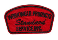 Vintage Écusson Patch Work Wear Products Service Emblem Antique