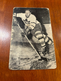 1948-52 Hockey Exhibits Toronto Maple Leafs Ray Timgren